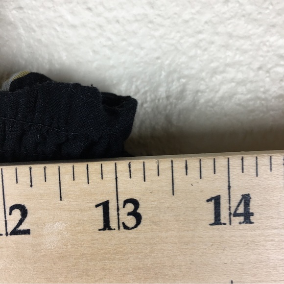 i Jeans by Buffalo Floral Double Slit Maxi Skirt Black Peach Blue Size M - Picture 7 of 8